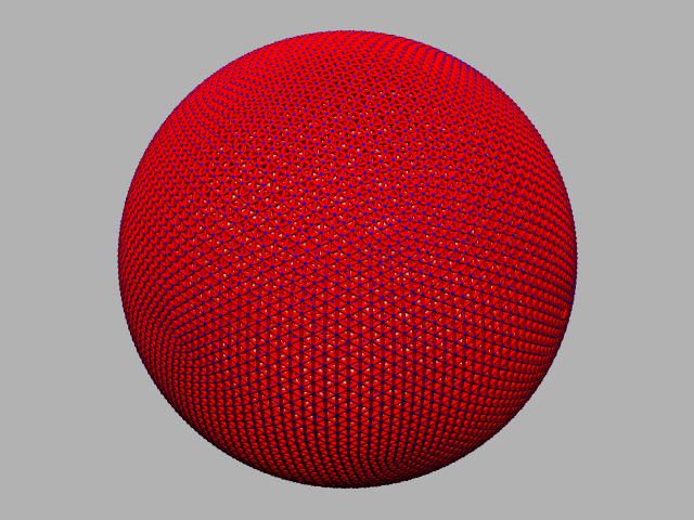 25 frequency Geodesic sphere.
